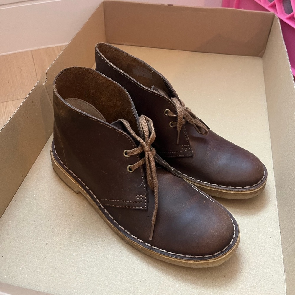 Clarks Original Desert Boots with Crepe Sole